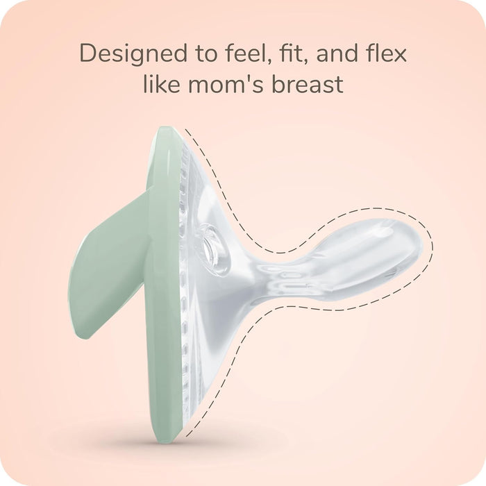 NUK Perfect Match - Chupón de silicona para recién nacido, para edades de 0 a 6 meses