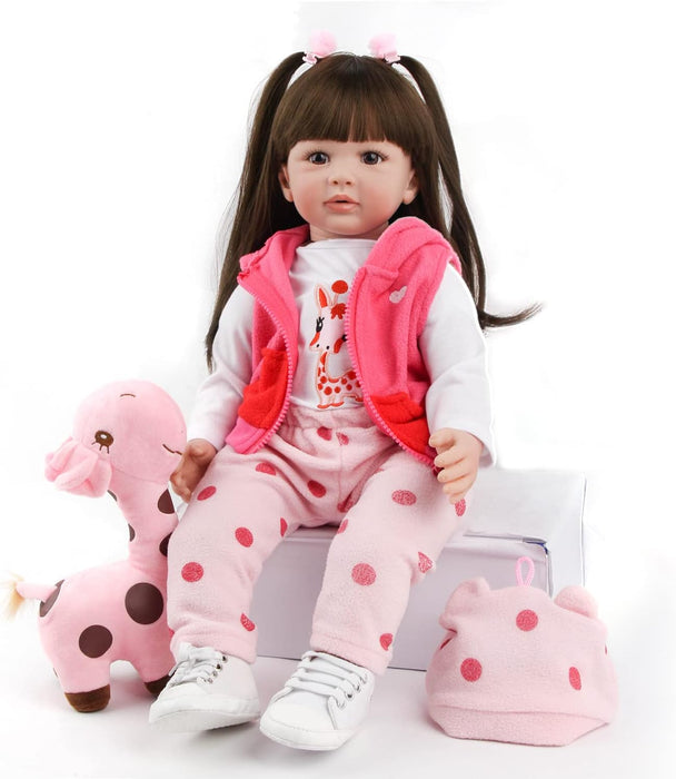 Muñeca Reborn para Niñas de 22 Pulgadas de Silicona Suave