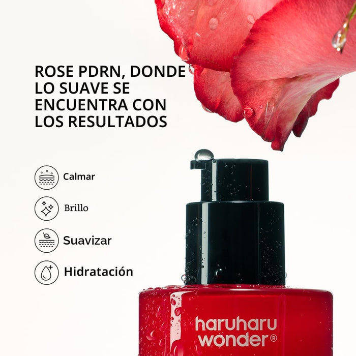 haruharu Rose PDRN Suero calmante con ácido azelaico, 1.01 onzas líquidas, vegano