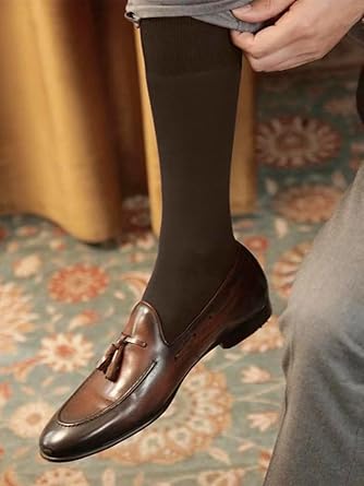Calcetines de vestir para hombre 5 pares, para hombre