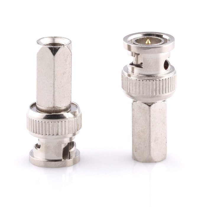 THE CIMPLE CO RG59 Conector de cable coaxial, atornillado (torsión) Paquete de 10