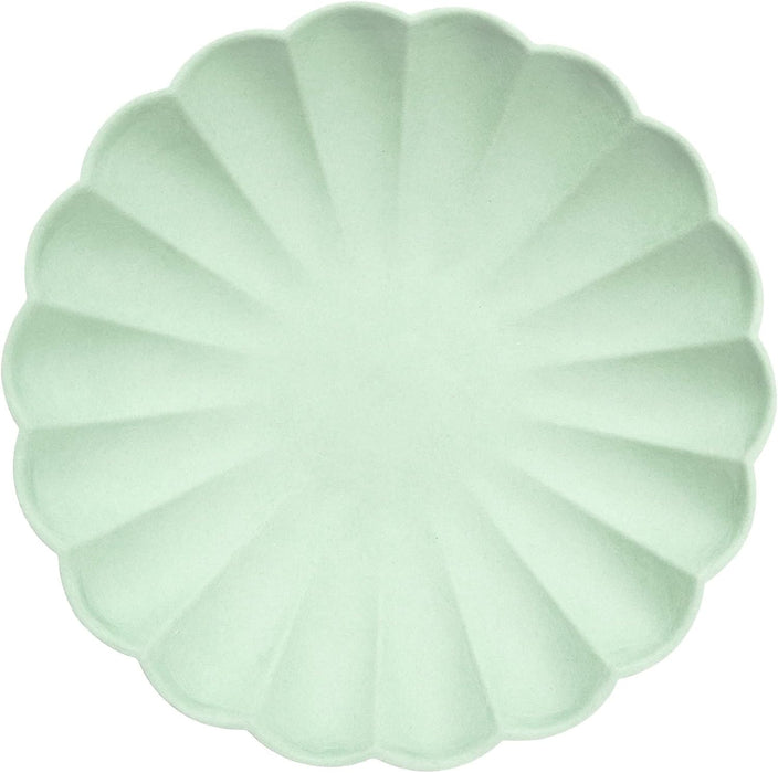 Meri Meri Paquete de 8 platos compostables para fiestas