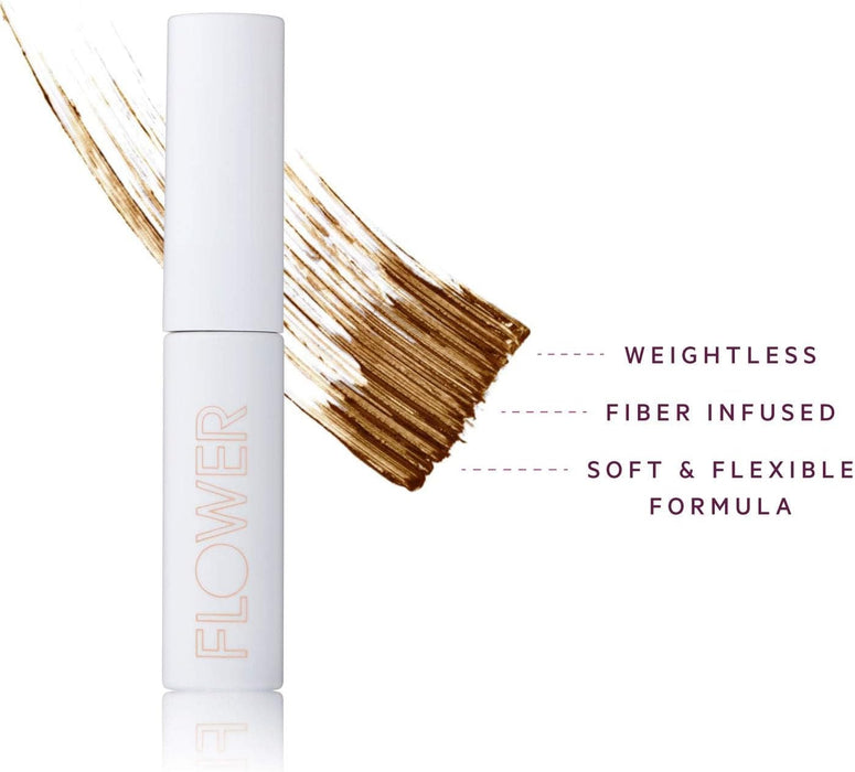 FLOWER Fiber Fix Gel para cejas BG2 Marrón claro de Flower Beauty para mujer - 5,3 g (0,186 oz)