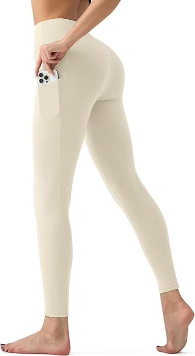 YUDSUD Leggings de cintura alta para mujer de yoga con control de abdomen