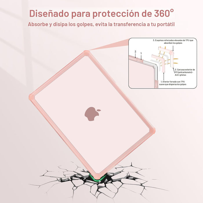 MOSISO - Funda compatible con MacBook Pro, carcasa rígida anti-grietas de plástico TPU de alta