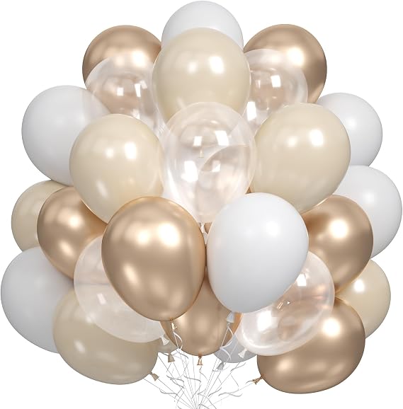 Globos 60 unidades metálicos