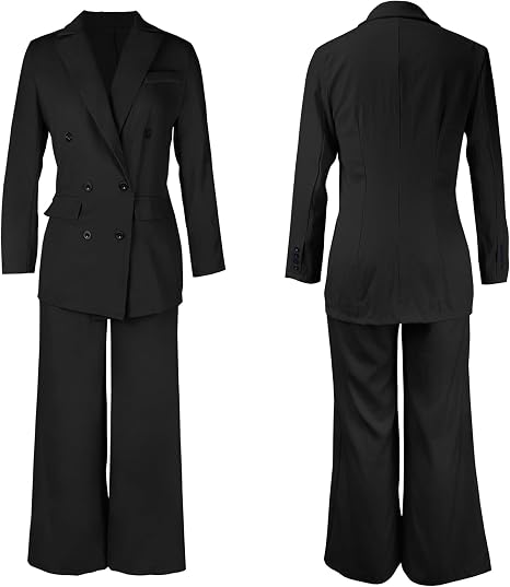 Trajes de pantalón Tcremisa para mujer, conjuntos elegantes de 2 piezas para negocios