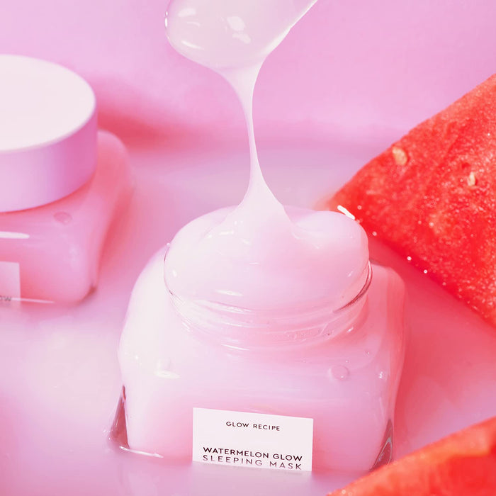 Watermelon Glow - Máscara hidratante y exfoliante para la noche