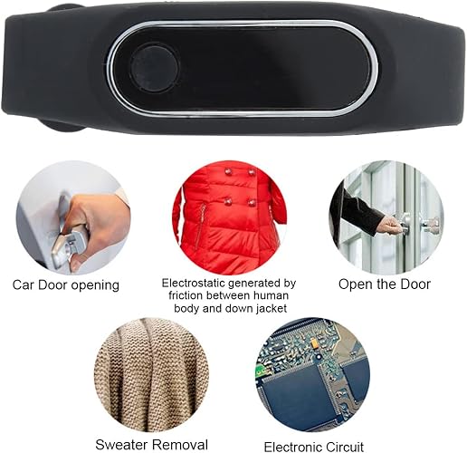 Pulsera antiestática, eliminador automático de estática