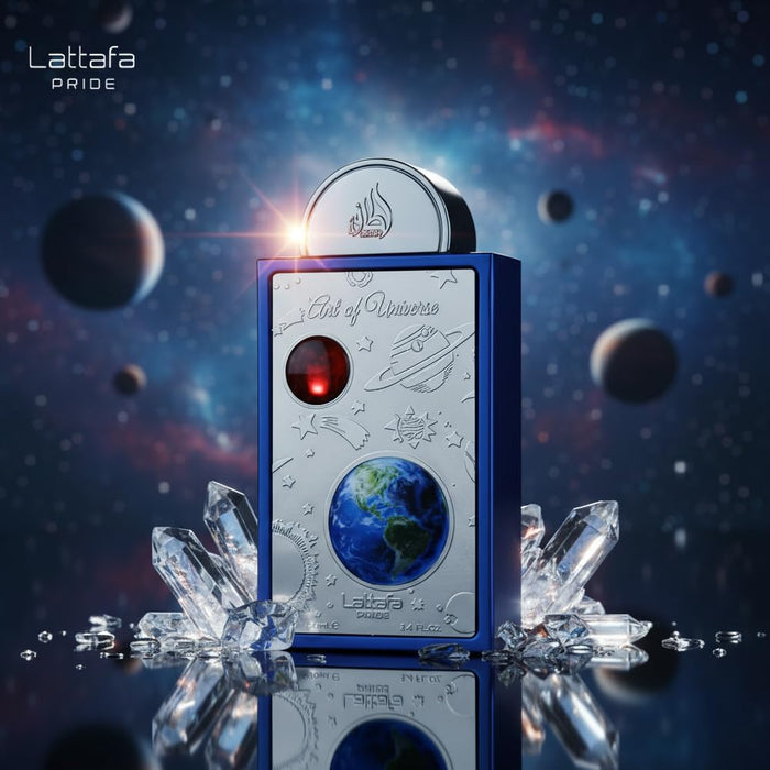 Perfume Lattafa Pride Art of Universe Eau de Parfum en espray unisex, 3.4 onzas