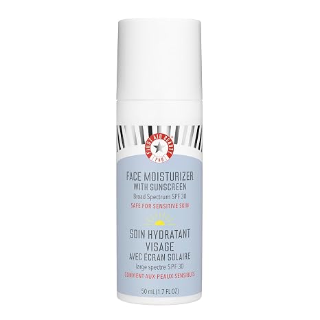 First Aid Beauty Hidratante facial Ultra Repair con protector solar, SPF 30 de 50ml