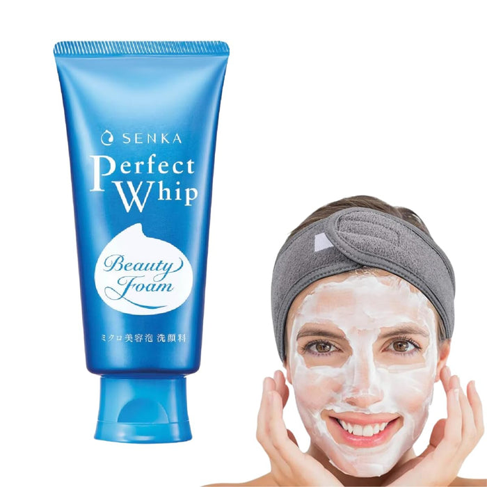 Senka Perfect Whip Beauty Foam Limpiador facial de 4.23 oz