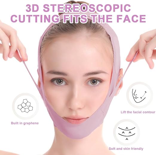 Mascarilla Facial Lifting V-Face para Mujer - Reutilizable