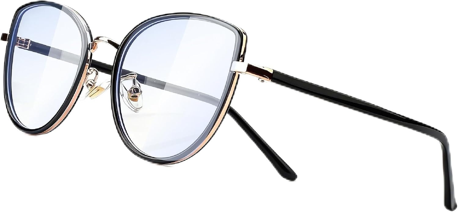 Lentes de luz azul para hombres y mujeres de lectura ligeros y duraderos con protección UV400, antirreflejos