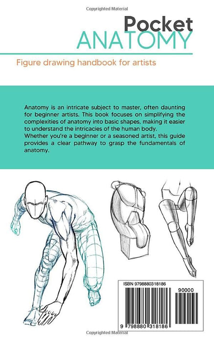 Anatomía de bolsillo: Manual de dibujo de figura humana a color para artistas