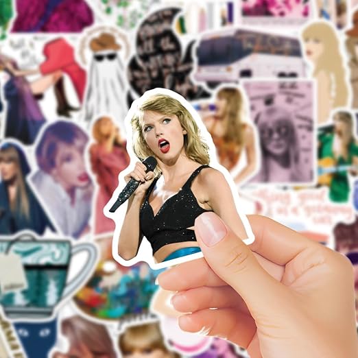 14 Pegatinas de vinilo de Taylor Swift aleatorios