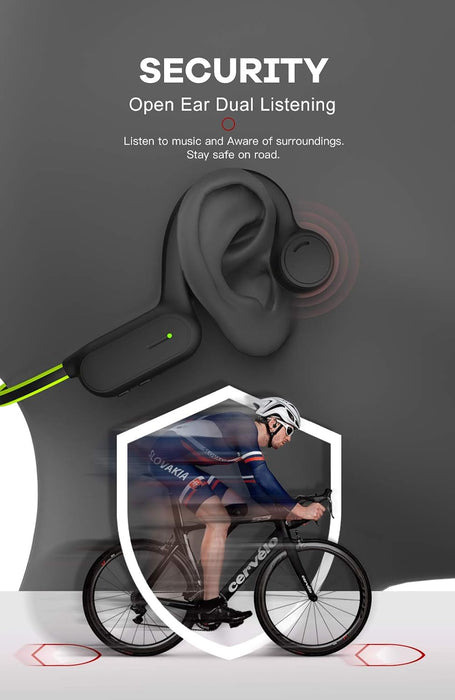 Auriculares deportivos inalámbricos de oreja abierta, de Bluetooth