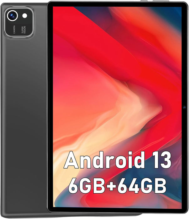 Tablet 10.1 pulgadas Android 13, pantalla táctil IPS HD