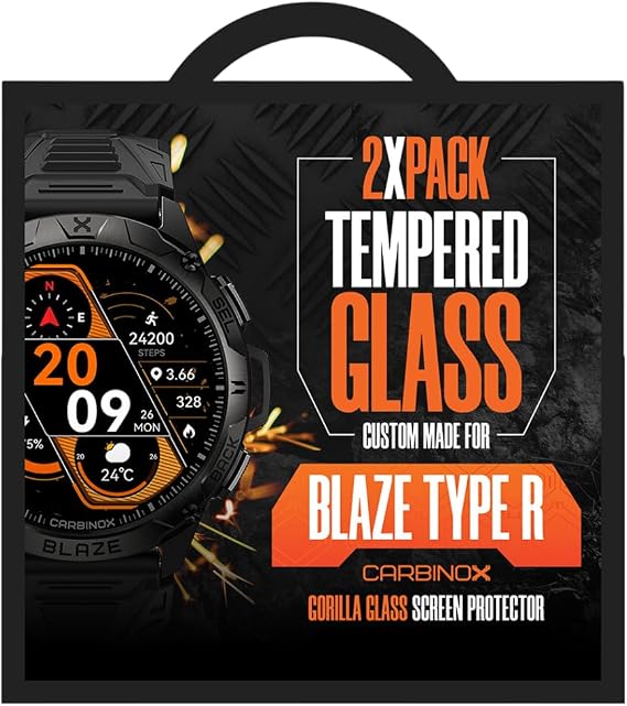CARBINOX Blaze R - Protector de visualización para reloj inteligente