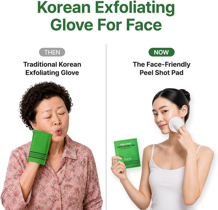 Discos exfoliantes Purito Peel Shot (8 discos)
