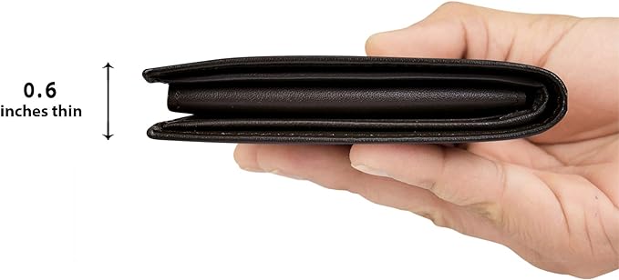 Cartera para hombre Tommy Hilfiger Passcase con ventana para identificación- Marrón británico