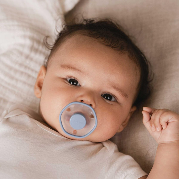 Emulait Set de regalo de 3 chupetes con clip, para bebés de 0 a 6 meses