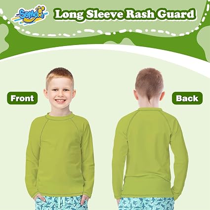 Camiseta de protección solar de manga larga con protección UPF 50 para niños