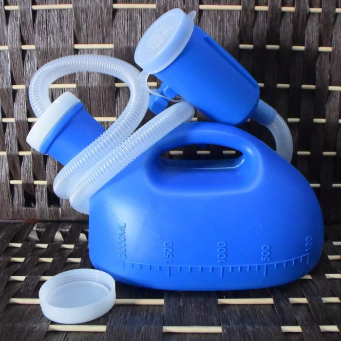 Orinal portátil para hombre de 2000 ml, recolector de orina para hospital