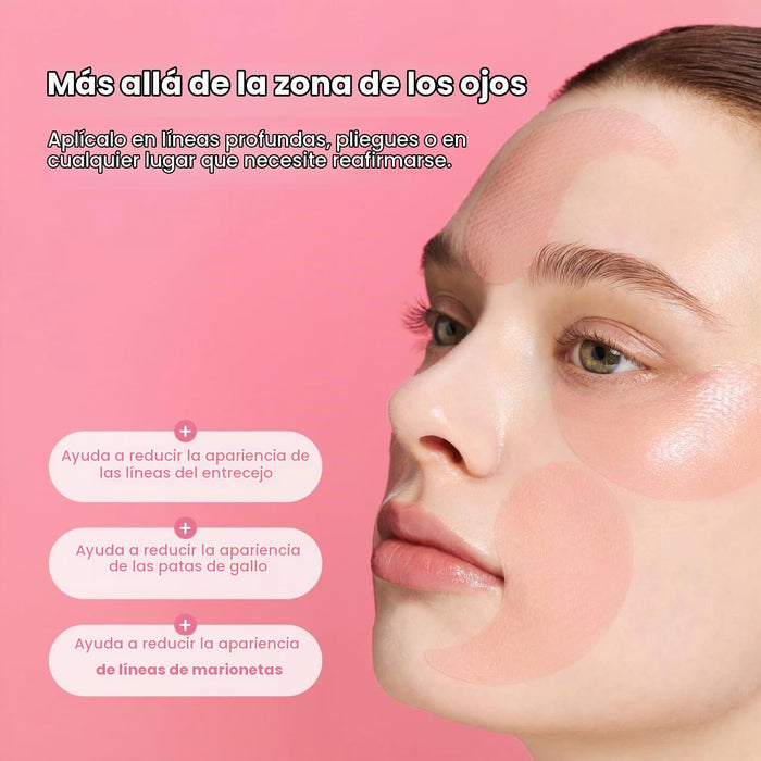 BIODANCE Parches de hidrogel para debajo de los ojos, péptido de colágeno, antiarrugas y líneas finas (30 pares)
