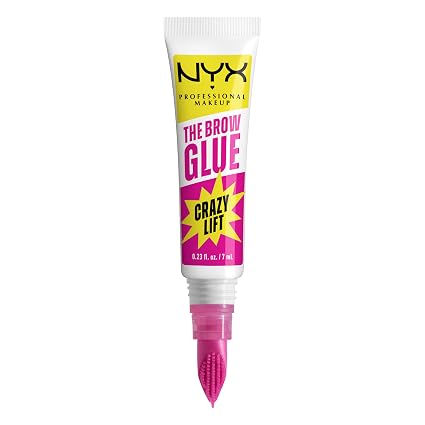NYX PROFESSIONAL MAKEUP The Brow Glue Crazy Lift, gel laminador para cejas con fijación