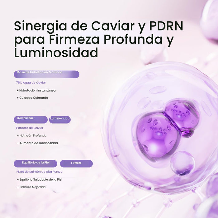 BIODANCE Caviar PDRN Jelly Serum Mist, niebla facial revitalizante, 1.69 onzas líquidas