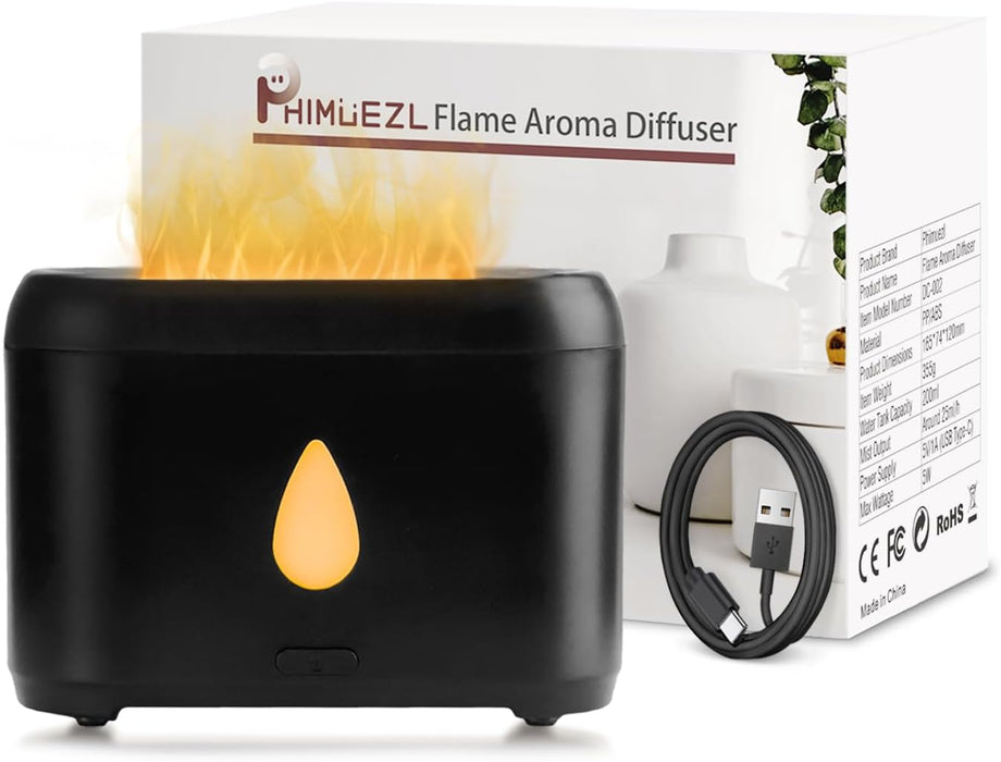 Difusor de llama para aceites esenciales, difusores ultrasónicos de aroma de 6.8 oz