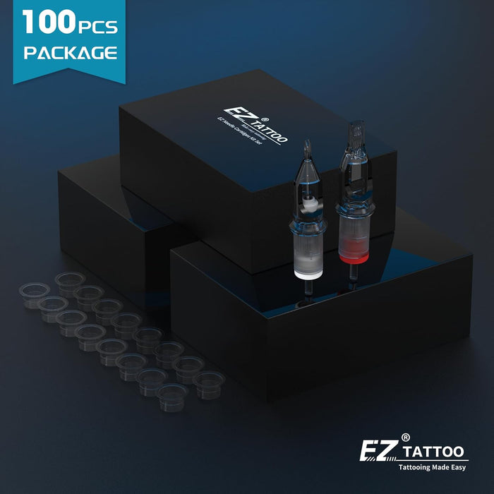 EZ 100 agujas de cartucho de tatuaje Revolution surtidas