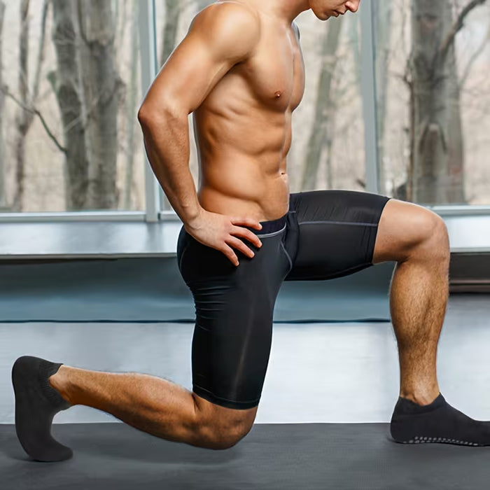 Pack de 3 Calcetines Deportivos para Hombres Antideslizantes y Transpirables