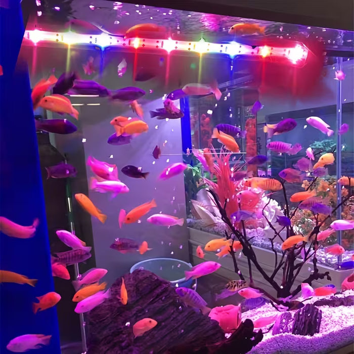 Linterna de buceo para acuario, luz de iluminación de doble fila de bajo voltaje USB