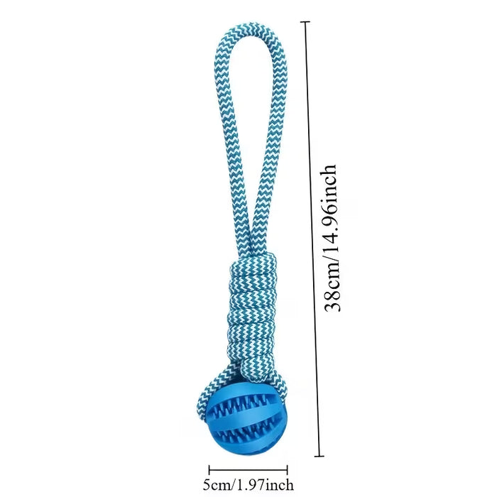 Juguete masticable duradero] Juguete masticable duradero de cuerda tejida para perros