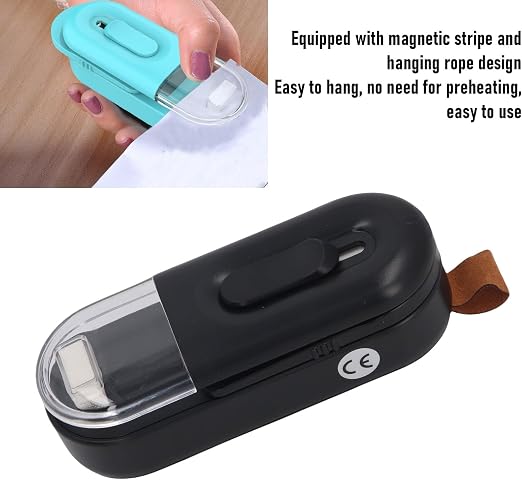 Selladora de bolsas mini Luocute, selladora térmica 2 en 1 con cortador