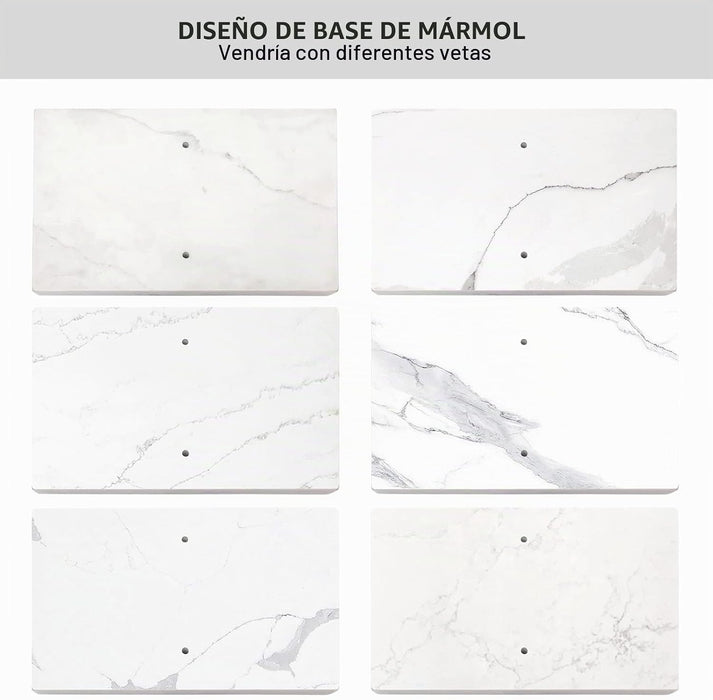 Toallero de pie de 40 pulgadas para baño, diseño en forma de doble T  con base de diseño de mármol