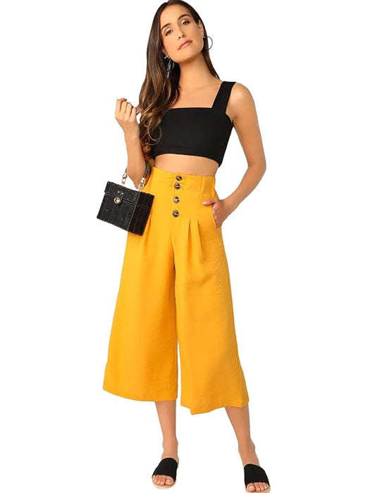 SHEIN Camiseta sin mangas corta de punto acanalado con tirantes gruesos para mujer