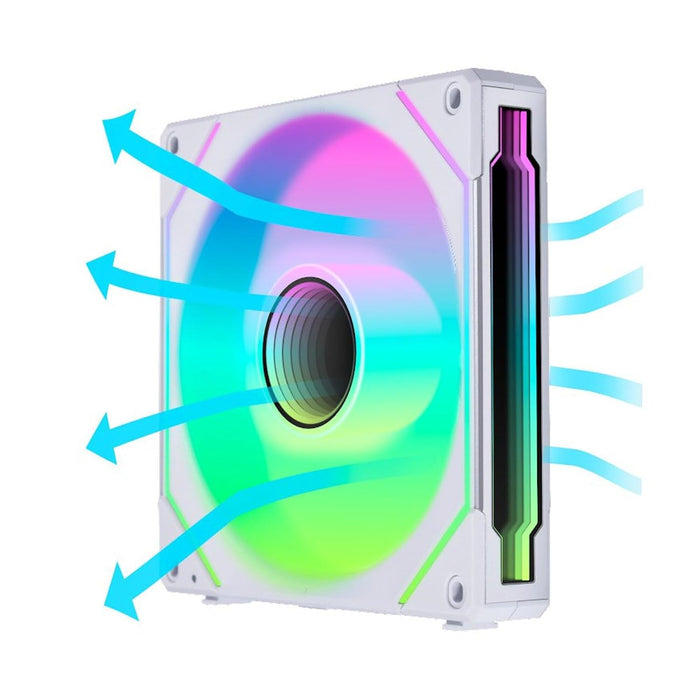 Lian Li UNI Fan SL Infinity-140-Hoja inversa-Sin controlador-Blanco
