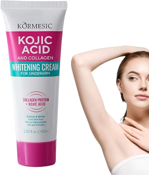 Kormesic Crema blanqueadora con ácido kójico y colágeno para axilas 50ml