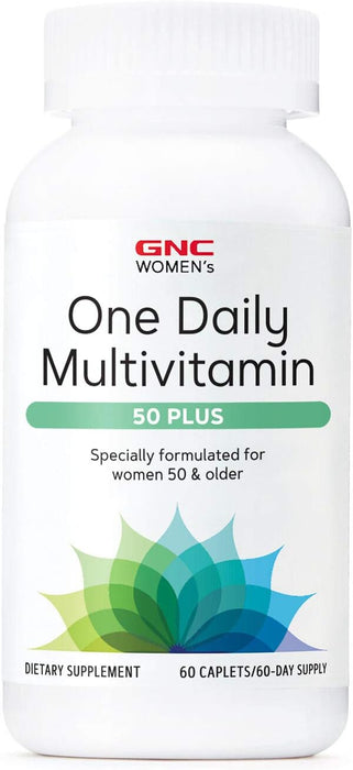 GNC Multivitamínico diario 50 Plus One para mujer 60 comprimidos