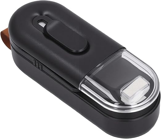 Selladora de bolsas mini Luocute, selladora térmica 2 en 1 con cortador