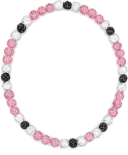 Collar de béisbol con cuentas, de hielo para hombre, inspirada en diamantes de imitación.