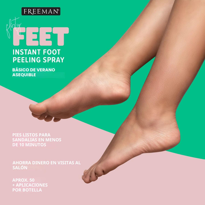 Freeman Flirty Feet Spray Instantáneo de Peeling para Pies 4Oz