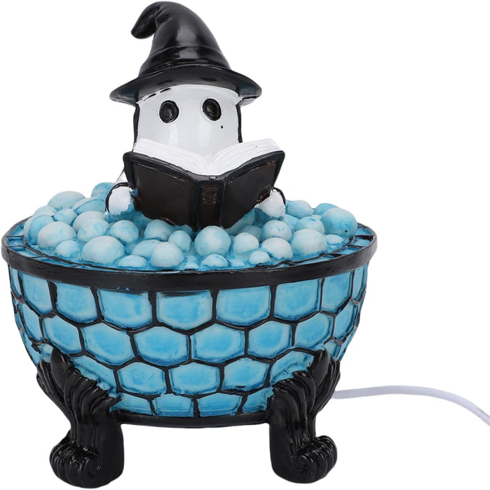 Adorable lámpara de lectura con forma de fantasma en 3D, luz nocturna suave para leer