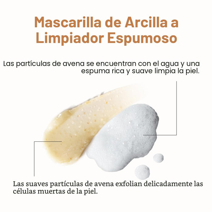 Limpiador exfoliante de avena PURITO para piel sensible, 150 ml