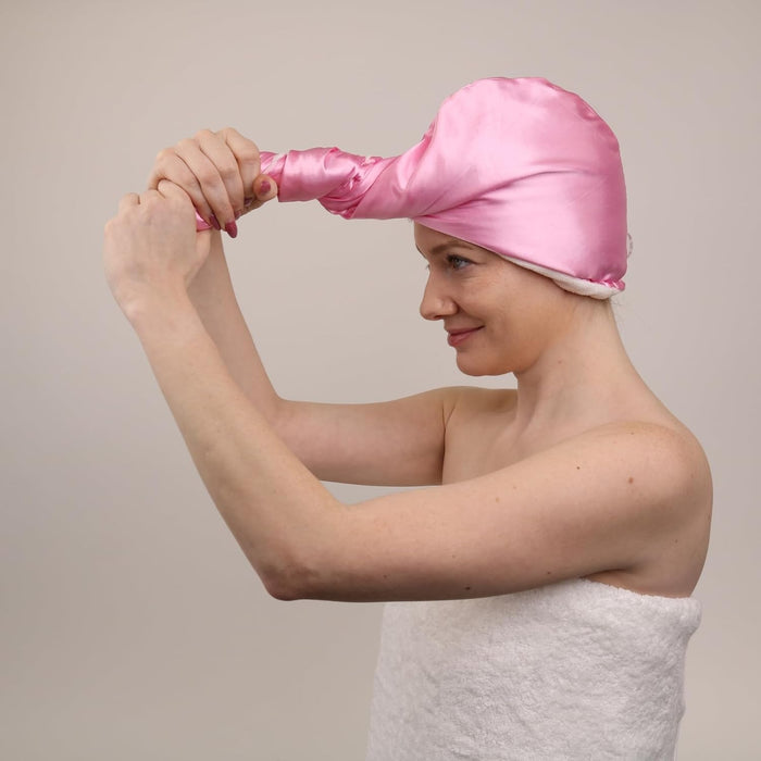 Aria Beauty Toalla de pelo de satén muy necesaria