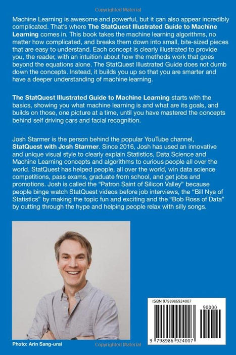 Libro The StatQuest Illustrated Guide To Machine Learning de Josh Starmer, Tapa blanda