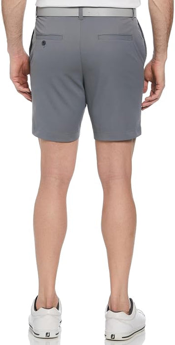 PGA Tour Pantalón corto de golf elástico de alto rendimiento con frente plano para hombre.
